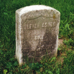 Blevin Asher's gravestone