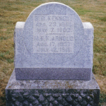 Benjamin D. Kennedy's gravestone