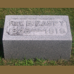 Benjamin F. Aspy's gravestone