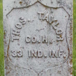 Daniel T. Taylor's gravestone