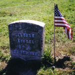 Elijah Kimbal's gravestone