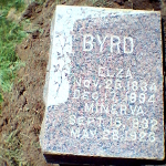 Elza Byrd's gravestone