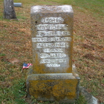 George A. Hollar's gravestone