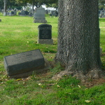 George C. Hamilton's gravestone