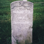 George Elenger's gravestone