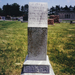 Harvey Baker's gravestone