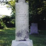 Harman H. Weddle's gravestone