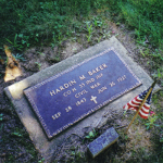 Hardin M. Baker's gravestone