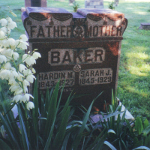 Hardin M. Baker's gravestone