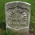 Isaac Plummer's gravestone