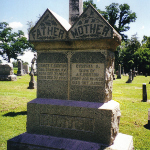 James E. Burton's gravestone