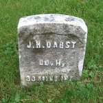 Jonathan H. Darst's gravestone