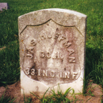 James Huffman's gravestone