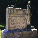 Josiah L. Burton's gravestone
