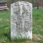 Jacob Newburn's gravestone