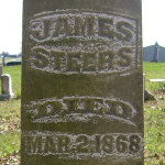 James Steers' gravestone