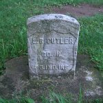 Leslie G. Cutler's gravestone