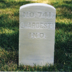 Lafayette Hardesty's gravestone