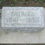 Patrick Buckle's gravestone