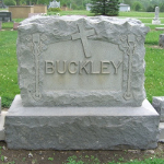 Patrick Buckle's gravestone