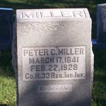 Peter C. Miller's gravestone
