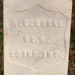 Rufus E. Goble's gravestone