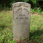 Reuben Spiers' gravestone