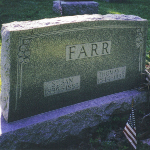 Thomas J. Farr's gravestone