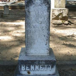 William M. Bennett's gravestone