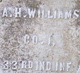 Aaron H. William's gravestone