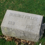 Benedict Fowler's gravestone