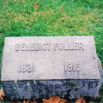 Benedict Fowler's gravestone