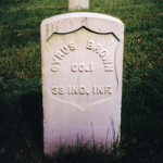 Cyrus Brown's gravestone