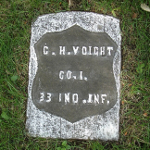 Charles H. Voight's gravestone