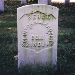 Clinton M.J. Hauser's gravestone