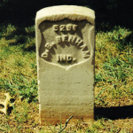 Dempster B. Benham's gravestone