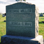 George Miller's gravestone