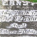 Horatio Ernest's gravestone