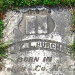 Hilery L. Burcham's gravestone