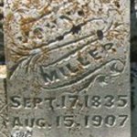 John A. Miller's gravestone