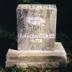 Joseph Carter's gravestone