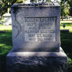 Joseph Carter's gravestone