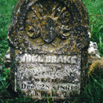 Joel Drake's gravestone