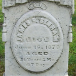 James E. Benham's gravestone