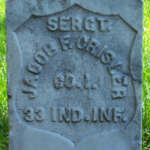 Jacob F. Crisler's gravestone