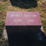 Jesse L. Crisler's gravestone