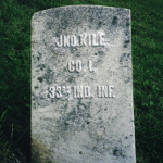 John Kile's gravestone