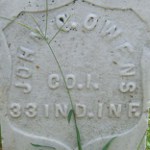 John Q. Owens' gravestone