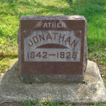 Jonathan Tinkey's gravestone