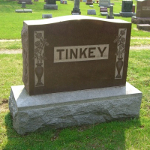 Jonathan Tinkey's gravestone